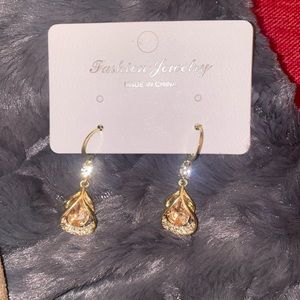 Gold hoop earrings